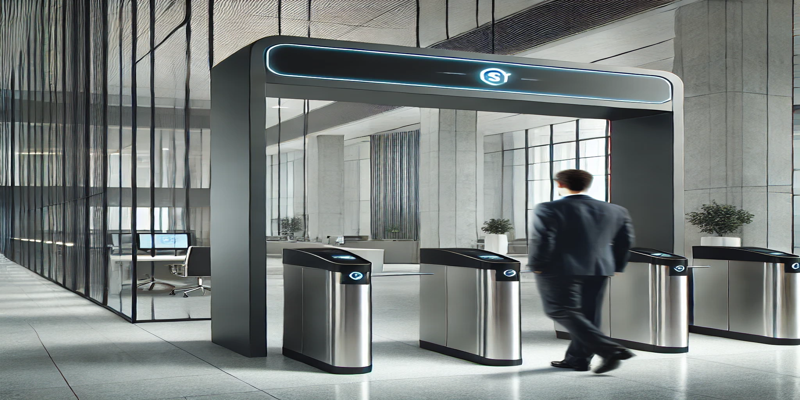 기업 로비 출입 시스템